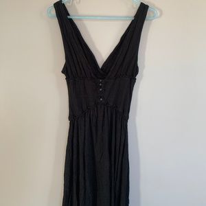 Free People deep-V mini dress